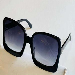 617 Katrine Square Sunglasses Black Gold Grey Gradient Summer Oversized Sun Glasses Fashion Shades Holiday Eyewear Mens with box223i