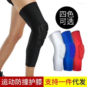 Knee Pads 1 Piece Lengthen Anti-collision Cellular Brace Football Volleyball Sports Support Protect Cycling Protector