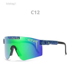 2024 Herren-Sonnenbrille, Original Pit Sport Tr90, polarisierte Sonnenbrille für Damen, winddichte Outdoor-Brille, 100 % UV-verspiegelte Linse, Geschenk 7 Wol