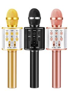 Bluetooth Wireless Microphone Handheld Karaoke Mic USB MINI HOME KTV FÖR MUSIK Professionella högtalare Singing Recorder6173506