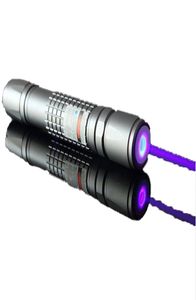 Ny High Power Lazer Military Hunting 405nm 20000m Green Red PurpleBlue Violet Laser Pointers SOS ficklampor Hunting Teaching6042196