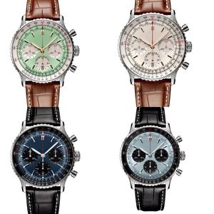 Business męscy luksusowe zegarek EW Factory Designer Watches Women Navitimer EW Fabryka Montre Homme Dekoracja mody