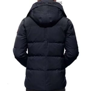 Piumino da uomo invernale Fourrure Parka Homme Capispalla in pelliccia di lupo con cappuccio da uomo Parka Canada Puffer Jackets 583