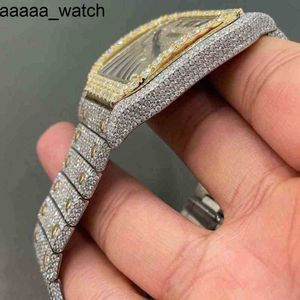 Diamonds Watch Kks3 Carters Stylish Custom Hip Hop Luxury Dign Stainls Steel Iced Out Moissanit G1vd8