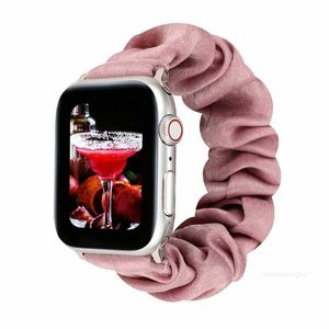 Designer For Apple Watch iWatch Series 5 4 3 2 1 Scrunchie Fashion Loop Band Wrist Strap designerIAMTIAMT