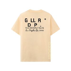 24SS Galeri Departmanları Tasarımcı T Shirt Marka Vintage Kısa Kollu Tees Erkekler Gündelik Gevşek Galeri Borç Gömlek Temiz Fit Stil Us 4207