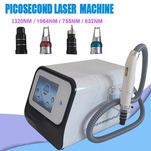 Neupreis Tragbare Picolaser Tattooentfernungsmaschine ND YAG Pikosekundenlaser Augenbrauenwaschen Muttermale Pigment Tattoos Entfernung Schönheitsausrüstung