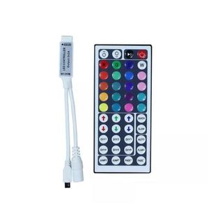 Контроллеры RGB DC12V 6A Мини RGB светодиодный контроллер с 44 клавишами ИК-пульт дистанционного управления Диммер Беспроводной для полосы 5050 3528 34 Прямая доставка L Dh58W