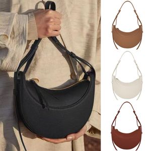 Numero Dix Nine Neuf Sac Half Moon Bag Camel Tote Designer Väskor Tonca Textured Un Nano Calf Leather Cross Body Women Handbag Saddle Hobo Underarm Mini Shoulder Bags