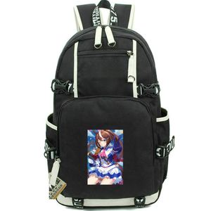 Tokai Teio mochila Pretty Derby daypack Uma Musume bolsa escolar Jogo Impressão de desenhos animados mochila Casual mochila de computador pacote de dia