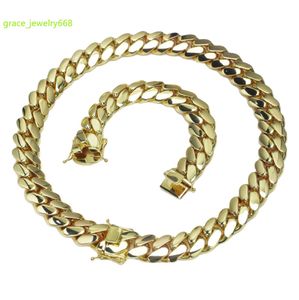 Girocollo Miami Cuban Chain catena moissanite collana da uomo 10k 14k oro catena a maglie cubane collane di gioielli di moda