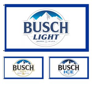 Stampa digitale personalizzata 3x5 piedi 90x150 cm Busch Light Ice Bud Beer Flag For Man Cave Pub Bar Banner Decorazione Divertente College Dorm B8442651