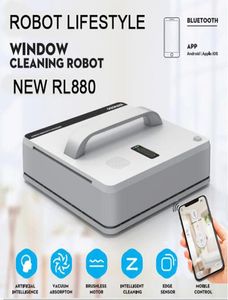 RL880 Automatic Window Cleaning Robotintelligent WasherRemote ControlAnti fall UPS Algorithm Glass vacuum Cleaner Tool1866439