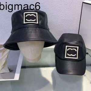 Projektantka czarna czapka baseballowa Kobiet kubełka skórzana Fedora Hip Hop Man Projektanci szczyt Chanellcaps trend pu casquette list haftowy