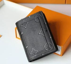 luxury purse Embossed Letter Multiple Wallet Folding Portable Buckle Coin Purses Luxury Brand Ladies Clutch Bags Brand Female Purses Pocket High quality