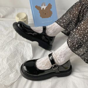 Schuhe College Student Schuhe Frauen Harakuju Lolita Jk Student Süße Mädchen Mary Jane Schuhe Japanische Runde Kappe Plattform Schuhe Pumps