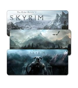 80x30cm V Skyrim Gaming Mouse Pad Gamer XL Large Rubber Mousepad Locking Edge Keyboard Pad Computer Desk Mat LJ23724390