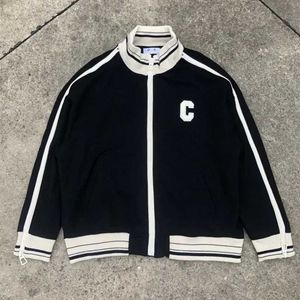남자 티셔츠 남성 패션 고급 브랜드 재킷 오리지널 디자인 패치 작업 C 수 놓은 여자 재킷 고품질 유니세 된 유명한 야구 유니폼 J240228
