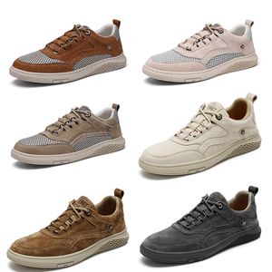 Neue Herren-Low-Top-Mesh-Freizeitschuhe, gelb, blau, grün, schwarz, weiß, rosa, atmungsaktive Athleisure-Sneaker für Herren GAI