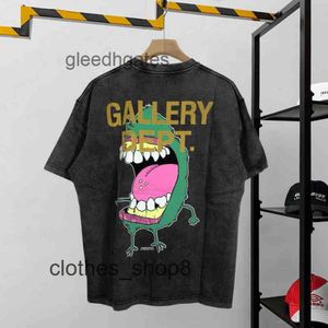 T-shirt firmate Maglioni da uomo Brand Gallery deptt Hip Hop High Street Moda uomo Gd Wash Allentato girocollo Stampa T-shirt manica corta Uomo O7QA 4J4X