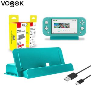 Chargers USB Typec Caring Stand Fast Charger per Nintendo Switch Lite Game Console Charger Base Base per Nwitch Lite Dock Station