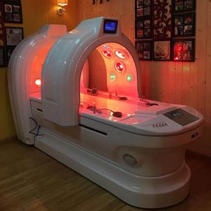 2024 New Top Seller Electrical Infrared Ray Ozone Yoga Music Body Relax Spectrum Slimming Massage Dry Sauna SPA Bed Capsule With Heater