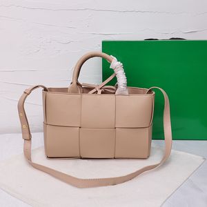 Formgivare Braid Handväskor Womans stor kapacitet rutig mönster Handväska Designers väska
