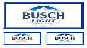 Stampa digitale personalizzata 3x5 piedi 90x150 cm Busch Light Ice Bud Beer Flag For Man Cave Pub Bar Banner Decorazione Divertente College Dorm B1226353