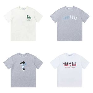 Designer Fashion Printed Cotton Anime Casual Short Sleeve Shirt Mens T-shirts Trapstar Versatile Classic High Quality Tee