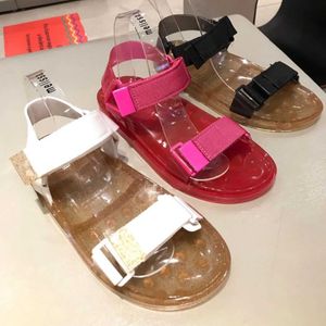 Sandaler 2022 Nya Brasilien Melissa Womens Sandaler Summer Ladies Roman Beach Shoes Adult Sole Flat Shoes SM108 J240228