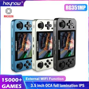 Giocatori HEYNOW RG351MP Console di gioco portatile portatile 3.5 