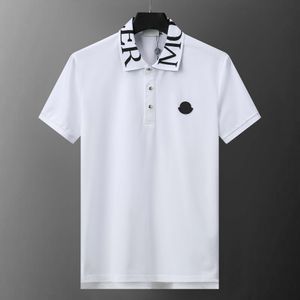 camisa polo masculina designer polos camisas para homem moda foco bordado cobra liga pequenas abelhas impressão padrão roupas roupas tee preto e branco mens camiseta # 078