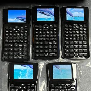 Calculators H800 TXT Calculator 4G Memory + 64G TF Memory Card Music Video Photo TXT Ebook Student Calculator med nödknapp