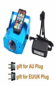 AUCD IR REMOTE 3W RGB Fullfärgad Vatten Ripples Ljus Mixed Effect Stage Lighting Projector Home Club DJ Party LWIRGB40941006587319