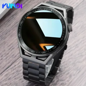 Watches Smart Watch Men Bluetooth Ring NFC Smartwatch IP68 Vattentäta sportklockor 1.35 tum 390*390 HD IPS True Color Screen