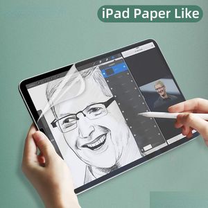 Other Home Garden Paper Like Sn Protector Film Matte Pet Painting Write For Apple Ipad 9.7 Air 2 3 4 10.5 10.9 Pro 11 10.2 7Th Gen Dhiaq