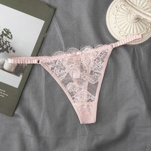 Calcinha feminina sexy g-string lace mulheres roupa interior feminina cinto fino cuecas tanga cor sólida pantys lingerie de cintura baixa