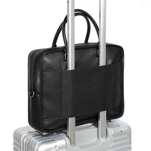 Evrak çantaları tasarımcı erkek ev çantası inek derisi deri moda erkek çanta seyahat çantası omuz dizüstü çantası