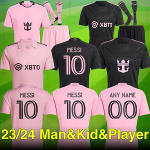 Messis inter Miami CF 2023 2024 Soccer Jerseys Matuidi Fray Campana Yedlin Beckham MLS 23 24 Football Shirt Men and Kids Player Player نسخة جيرسي