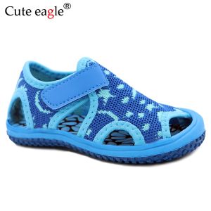 Outdoor Cute eagle 2022 Children's sandals boys beach shoes Camouflage soft wear nonslip girls baby toddler shoes kids barefoot shoes