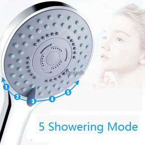 Banyo Duş Başlıkları Ayarlanabilir 5 Mod Spa Kafa El Siz Filtre Yüksek Basınç YQ240228