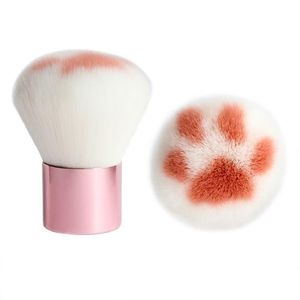 Pincéis de maquiagem Cat Garra Linda Fundação Pincel de Maquiagem Man-Made Fibra Cabelo Curto Birch Handle Face Adorável Beleza Make Up Tool Drop D Dhq7i