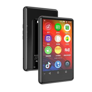 Jogador Ruizu H6 Android Wifi MP4 128GB Bluetooth v5.0 Touch Screen 4.0 polegadas HIFI Music MP3 Player com alto-falante FM Ebook Recorder Video