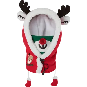 Sets Kocotree Toddler Winter Hat Christmas Lovely Warm Cartoon Soft Hat With Face Mask For Baby Kids Children Boys Girls