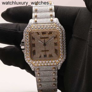 Carterss 7REN Diamanti orologio da polso 2024 marchio di arrivo ghiacciato di alta qualità di lusso in oro sier originale personalizzato hip hop da uomo Diam ond