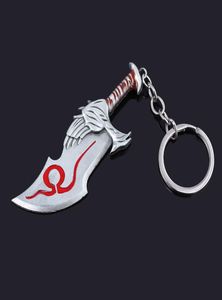 10PCRJ Savaş God of War Kratos Broadsword Chaos Blade Keychain Broadsword Model Kolye Cosplay Araba Çanta Jewelry9298357