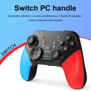 GamePadsワイヤレスBluetoothCompatible GamePad互換性のあるNintendo Switch Pro ns Video Game USBコントローラー6Axisを使用したスイッチコンソール用