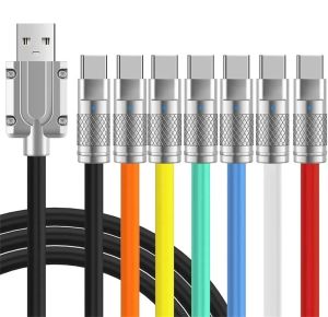 120W Super Fast Charging Type C Cables 6A USB C Micro Cable Coll for Xiaomi LG MP3 Samsung Galaxy S24 S20 S22 S23