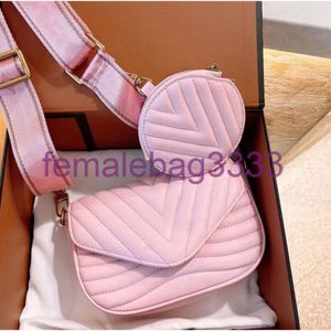 Designer Wave Women Crossbody Bag Quilted Twin Sets Mini Handbag Chain Round Coin Purses Luxury Shoulder Bags Purse Festival Bags