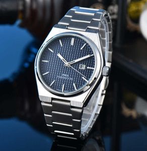 2024 Ny modeklocka Mens Automatisk Watch Movement Waterproof High Quality Wristwatch Simple Luxury Popular Steel Band Watch Tis213